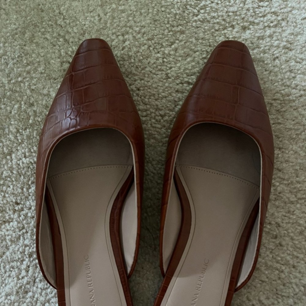 BR LEATHER MULE Slip on loafer